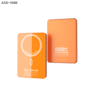 Batterie externe magnétique sans fil personnalisable 10000 mAh à charge rapide, chargeur de téléphone portable portable PD20W en alliage d'aluminium ODM W20-10000