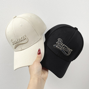 หมวกเบสบอลสำหรับผู้หญิงปักลายผ้าฝ้ายมี6แผงปักโลโก้ตามสั่ง - Product Image 5