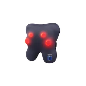 Cordless Shiatsu Massager Revitalize Your Senses Featuring Soothing Heat and 3D Kneading Massage Pillow