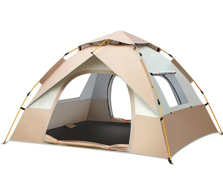 自動ポップアップ超軽量ハイキングテントファミリーテントキャンプ屋外防水ラージ4シーズン防水キャンプテント