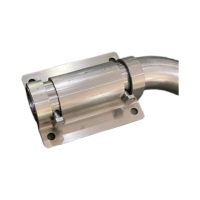 Support de moniteur réglable en acier inoxydable, bras télescopique pour éclairage public, pour installation murale et sur poteau en extérieur