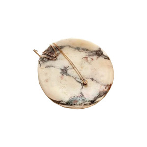 Saidkocc Nhà Máy Giá D10cm đa màu đá cẩm thạch tự nhiên đá mini khay tròn trang sức nữ trang món ăn Nhỏ Lưu Trữ container - Product Image 6