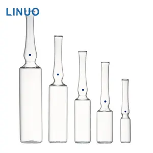 1ml/2ml /5ml/10ml/15ml/20ml/25ml Hot Selling Injection Printing Borosilicate Glass Ampul For Pharmaceutical