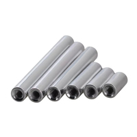 Pièces métalliques usinées CNC de précision, Pièces usinées par tournage CNC, Entretoises filetées en cuivre M3-M50