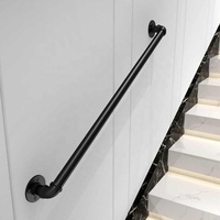 Main courante d'escalier en fer forgé, tuyau d'eau, usage domestique, grenier, mur, personnes âgées, antidérapant, maternelle, poignée, style européen