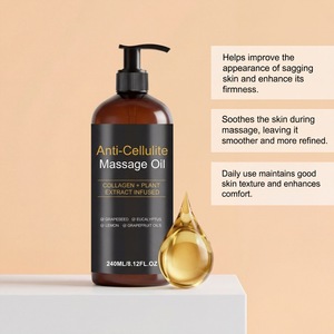 Huile de massage pour la peau, douce, rafraîchissante, hydratante, pour une peau du corps quotidienne, délicate, brillante, élastique et tendre. - Product Image 3