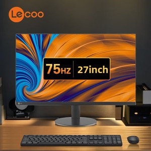 레노버 용 Lecoo 27 인치 2K IPS 모니터 곡선 75Hz 8Bit 와이드 색 영역 슬림 로우 블루 라이트 새로운 27 인치 2K IPS <span class=keywords><strong>LCD</strong></span> 데스크탑 ASV - Product Image 6