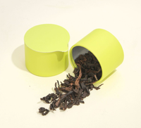 Tube en papier kraft mini personnalisé à déchirement facile de qualité alimentaire pour l'emballage du thé avec gaufrage, tailles 48/35mm et 48/50mm, OEM/ODM disponible