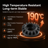 Filament PreFuture PPS-CF 1,75 mm renforcé de fibre de carbone, matériau d'impression 3D haute température, résistance extrême à la chaleur, rigidité