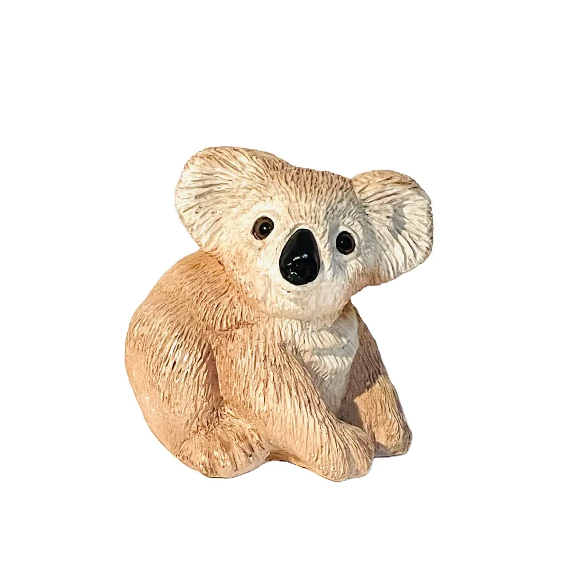 Adorabile Koala Bear Figurine-creature di pietra-Vintage dalla resina Koala statua