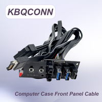Panel Frontal para Caja de Ordenador PC con Audio, Micrófono, Doble USB 3.0, Tipo C, SPK, Cable para Micrófono, Precio de Fábrica al por Mayor