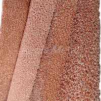 Mousse métallique en cuivre à cellules ouvertes de haute qualité 20 25 mm d'épaisseur PPI 15 20 40 50 60