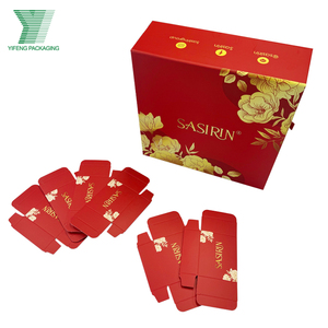 Sang trọng cao cấp bánh sô cô la container món tráng miệng hộp đóng gói quà tặng hai tầng ngày kẹo bánh ngọt cấp thực phẩm Matt cán - Product Image 5