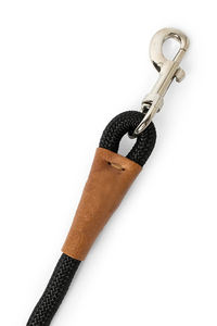 Correa para Perro de Cuerda Negra de 150 cm, Ligera, Resistente, Cómoda, con Clip Metálico Giratorio para Todas las Razas de Perros - Product Image 6