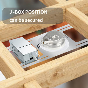 Placa de montaje de nueva construcción con soporte de techo ligero 3 4 6 pulgadas Downlight áspero en soporte para accesorios de iluminación interior - Product Image 6