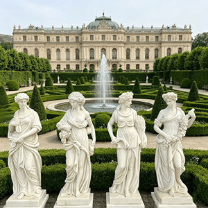 Scultura d'<span class=keywords><strong>Angelo</strong></span> in Marmo Bianco Personalizzata per Giardino, Statua <span class=keywords><strong>di</strong></span> <span class=keywords><strong>Angelo</strong></span> a Grandezza Naturale per Esterni - Product Image 5