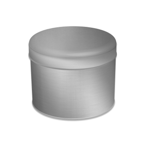 Boîte en étain ronde de qualité supérieure, diamètre 154H110 mm, recyclable, boîte en étain de qualité alimentaire personnalisée avec couvercle, MASSILLY France - Product Image 1