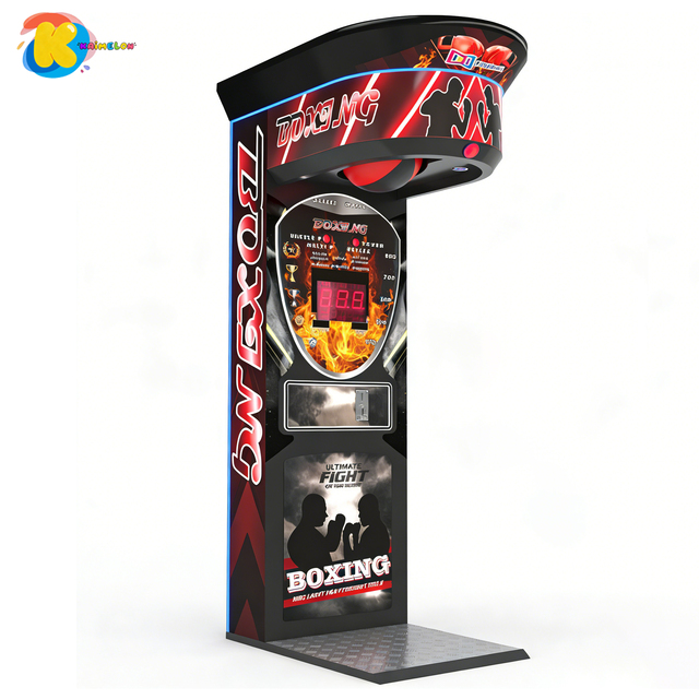 Easy Fun Electronic Redemption Boxing Arcade Game Machine Coin Acceptor English Support 1 Year Warranty-Ultimate Big Punch