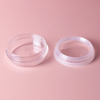 20g 50g Récipient rond pour crème au beurre corporel Pot de cire Pots cosmétiques en plastique avec couvercles Pot d'emballage en acrylique de luxe pour capsule de safran