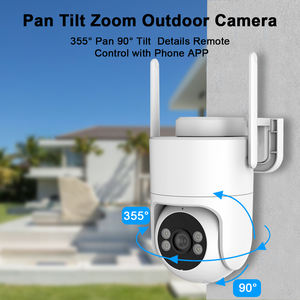 Kamera <span class=keywords><strong>CCTV</strong></span> PTZ nirkabel 3MP, kamera pelacakan warna penuh deteksi gerak manusia, pengawasan luar ruangan <span class=keywords><strong>WiFi</strong></span>, kamera luar ruangan rumah pintar - Product Image 3