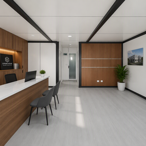 Casa Container Espandibile da 30 Piedi <span class=keywords><strong>con</strong></span> Tetto Pieghevole e Un Soggiorno, Design Moderno - Product Image 3