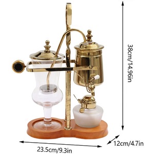 เครื่องชงกาแฟแบบย้อนยุคเครื่องทำ<span class=keywords><strong>กาแฟ</strong></span>กาลักน้ำสแตนเลส304เครื่องผลิตเบียร์แบบมืออาชีพเสียงรบกวนต่ำ - Product Image 3