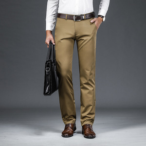 กางเกงขายดีราคาส่ง ดีไซน์ใหม่ สไตล์คาร์โก้ ลำลองสำหรับธุรกิจ ทรงตรง เอวกลาง ย้อมสีแบบ Garment Dyed สำหรับผู้ชาย เหมาะสำหรับฤดูใบไม้ร่วง - Product Image 4