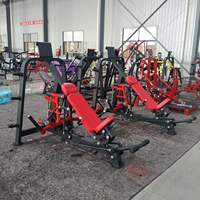 Máquina de remo sentado con carga de placas, entrenamiento de fuerza para espalda, fabricante de equipos de gimnasio