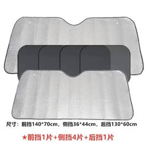 Pare-soleil de pare-brise avant imprimé sur mesure en pongé anti-UV pour voiture, avec logo personnalisé, design moderne et portable, cadeau personnalisé - Product Image 3