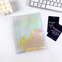 Pages d'album A5 sans acide, imperméables, pour cartes à collectionner, cartes de jeu, photocartes Kpop et pochettes photo