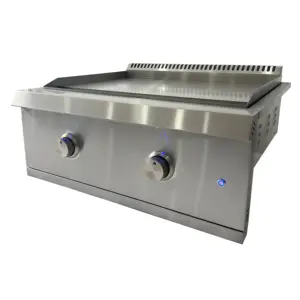 Máquina de parrilla de barbacoa, plancha de gas sin humo, parrilla exterior, cocina