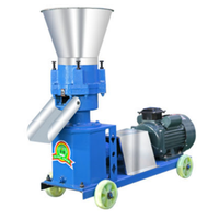 Machine à fabriquer des granulés d'aliments pour volailles modèle 180, nouvelle, à matrice plate, granulateur d'aliments pour animaux, pelletiseur 220V