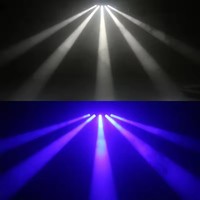 AOPU 5X40W RGBW 4-en-1 LED Projecteurs de scène à faisceau fin série Sharpy Beam 5 Combinaisons pour DJ Corps de lampe en aluminium