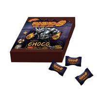 Film d'emballage pour chocolat imprimé avec revêtement laqué couleur, emballage de chocolat avec boîte de présentation en papier, Royal Choco
