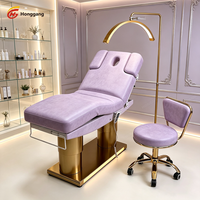 Table de massage électrique à 3 moteurs, réglable en hauteur, lit de beauté robuste pour centre de bien-être et spa médical