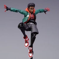 Figura de acción de Spider-Man de alta calidad, Miles Morales, de la película Spider-Man: Un Nuevo Universo, juguete de regalo con caja, figuras decorativas de escritorio.