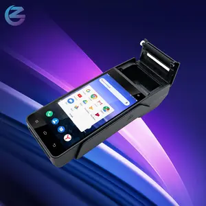 Handheld POS Machine Android Terminal with Biometric Fingerprint Bluetooth Printer for KYC POS Systems