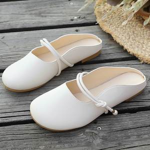 Internet Celebrity Flat Lazy Slip on Non Slip Soft Sole <b>Mule</b> Slippers <b>Closed</b> <b>Toe</b> Outdoor Women 2026 New Style - Product Image 6