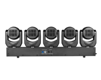 5-Kopf 60W Mini Moving Beam Bar Light mit voller RGBW LED-Scanfunktion und DMX512-Steuerung, Ra90 CRI für Bühnen- und Hochzeits-Live-Auftritte