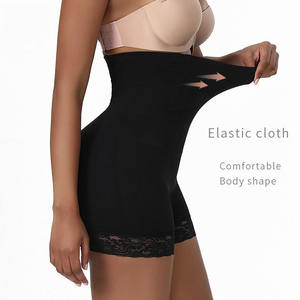 Canotta personalizzata taglie forti da donna ad alta compressione con Shapewear aperto sul cavallo - Product Image 2