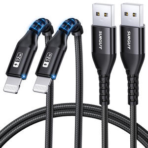 Câble de charge rapide Type-C tressé en nylon SUNGUY, charge haute vitesse, respectueux de l'environnement, garantie de 3 ans, longueur personnalisée - Product Image 3