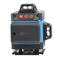 Niveau laser de sol 360 degrés niveau rotatif auto-nivelant 16 lignes 4D niveaux Laser rotatifs vert