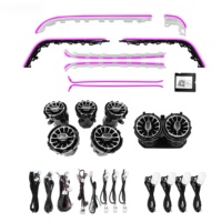 ICarsin Kit d'éclairage d'ambiance intérieur LED RGB pour Mercedes Benz GLB W247 2020-2025, pièces et accessoires de garniture, compatible conduite à droite/gauche