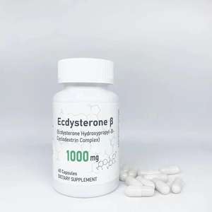 Compléments en marque privée OEM, capsules d'Ajuga Turkesterone 500 mg, aide à la croissance musculaire pour adultes, aide à la construction corporelle - Product Image 3