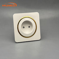 Prise Murale Tactile Unipolaire Standard UE Schuko F 16A 250V IP26 Élégante Moderne en PC Ignifuge 1 Sortie Garantie 10 Ans pour la Maison