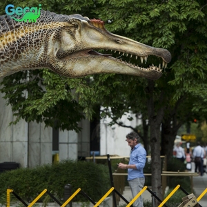 Il mondo del modello di dinosauro Gecai realistico di grandi dimensioni Animatronic dinosauro statua - Product Image 1