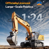 Nueva Excavadora a Control Remoto Huina 2026, Escala 1:24, 2.4GHz, Multifuncional, Vehículo de Construcción RC con Brazo y Cucharón Móviles, Modelo XE1260