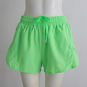 Shorts de yoga d'été pour filles, couleur unie personnalisée, vente en gros, vêtements de sport pour enfants, mode, tenue de tennis, boutique de vêtements de sport - Product Image 6