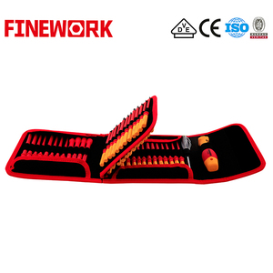 Set di Cacciaviti Isolati 93LB809 50 Pezzi 1000V VDE GS IEC 60900 S2 con Punte Piatte, Phillips, <span class=keywords><strong>Torx</strong></span> ed Esagonali - Product Image 3