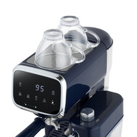 Machine à café multifonctionnelle de style italien semi-automatique à haute pression avec système de mousseur à lait automatique pour un usage domestique
